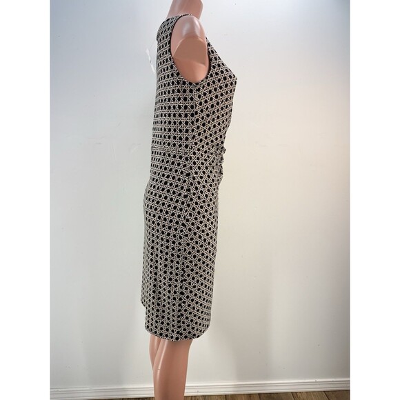 "ANN TAYLOR" WOMEN SLEEVELESS BLACK TIE WAIST DRESS SIZE: M NWT $130 - Picture 7 of 15